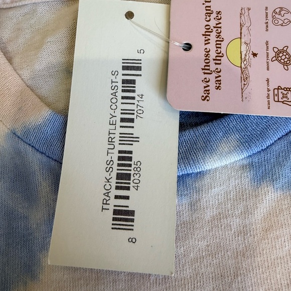 Simply Southern Blue and White Tie-Dye Tee - Picture 6 of 10